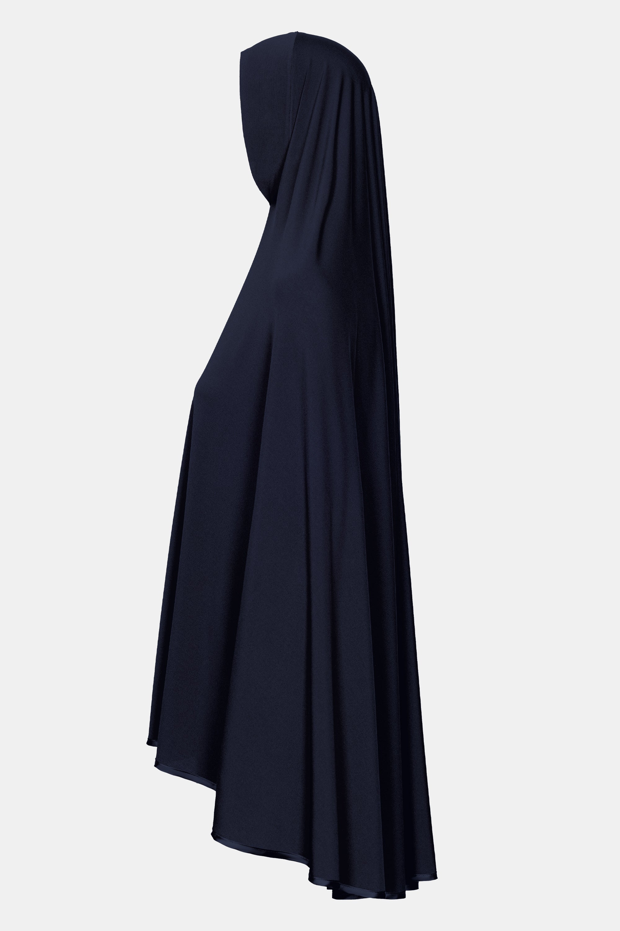 Jersey abaya- en khimaarset | Donkerblauw