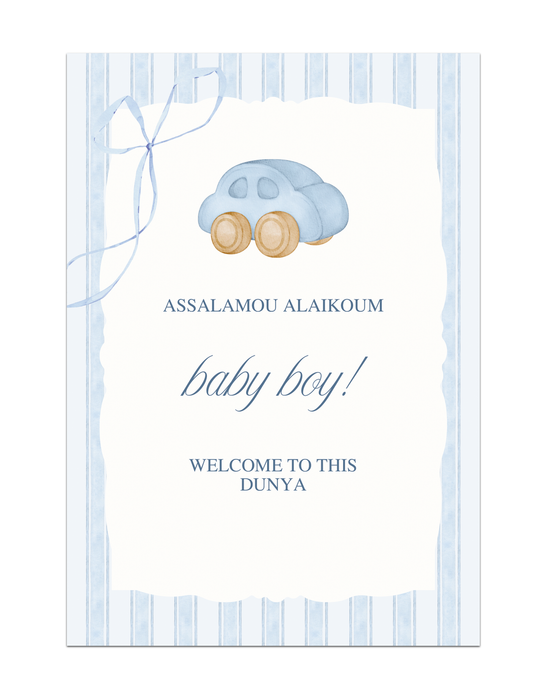 Assalamou alaikoum baby boy