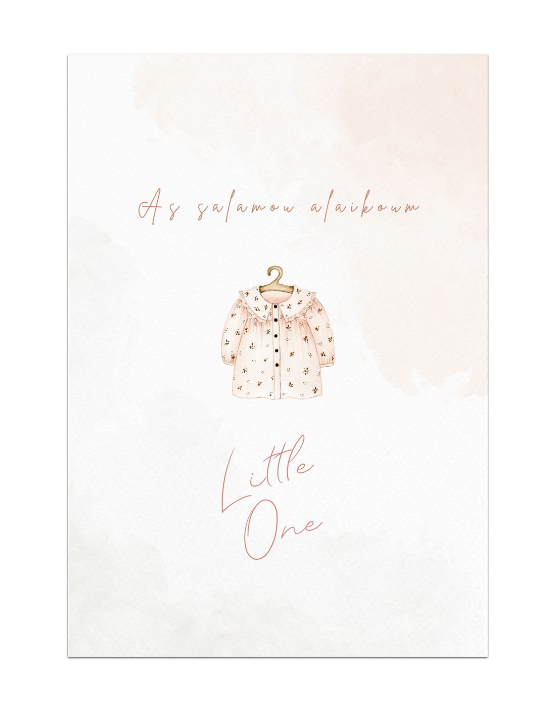 Assalamou alaikoum Little One