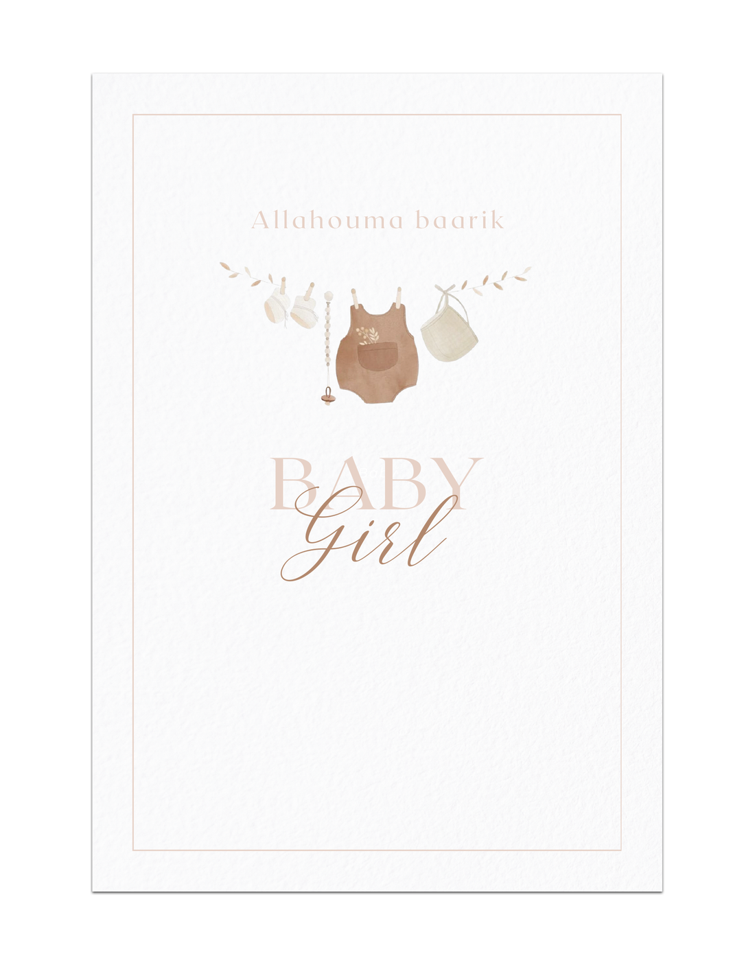 Allahouma baarik Baby Girl