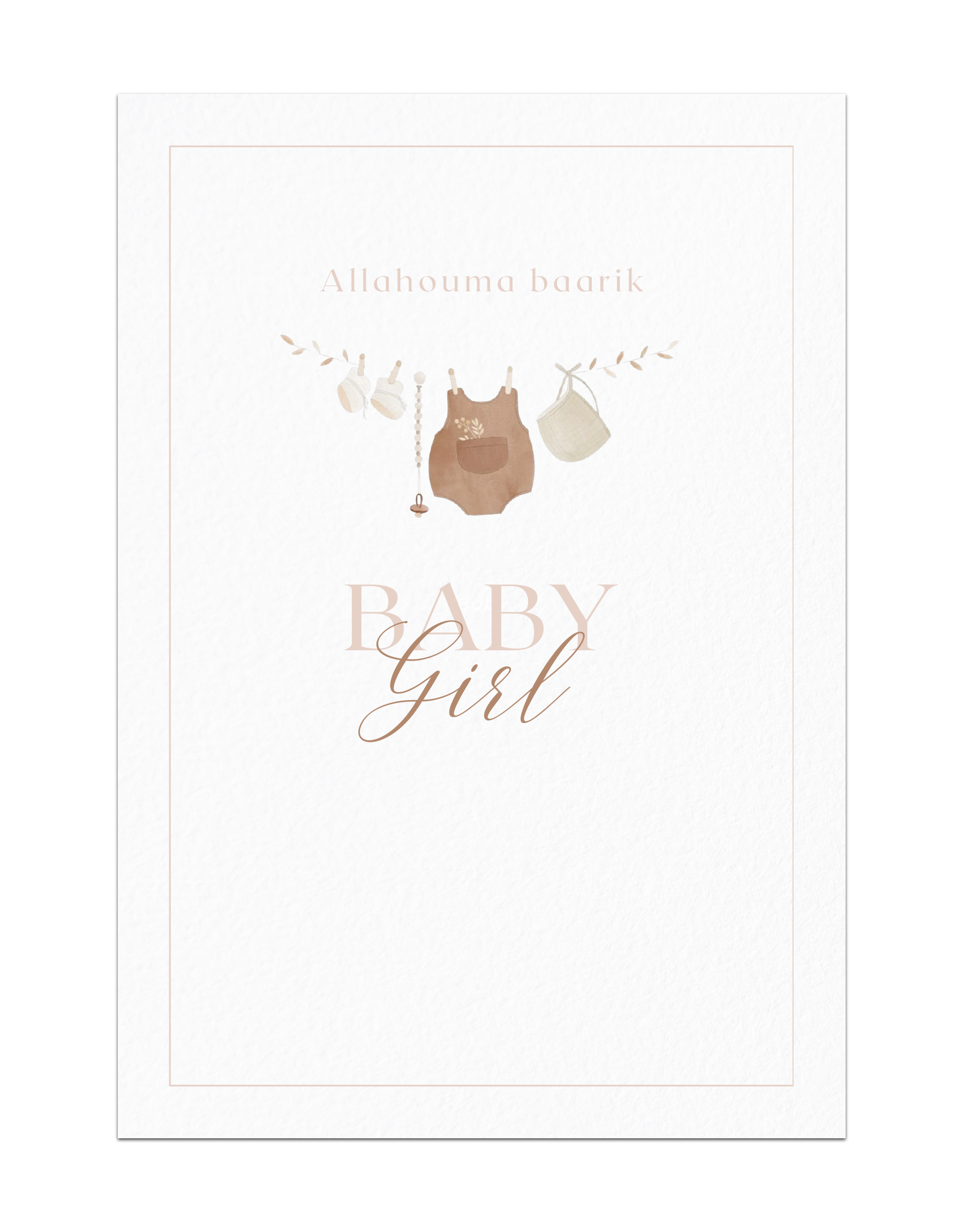 Allahouma baarik Baby Girl