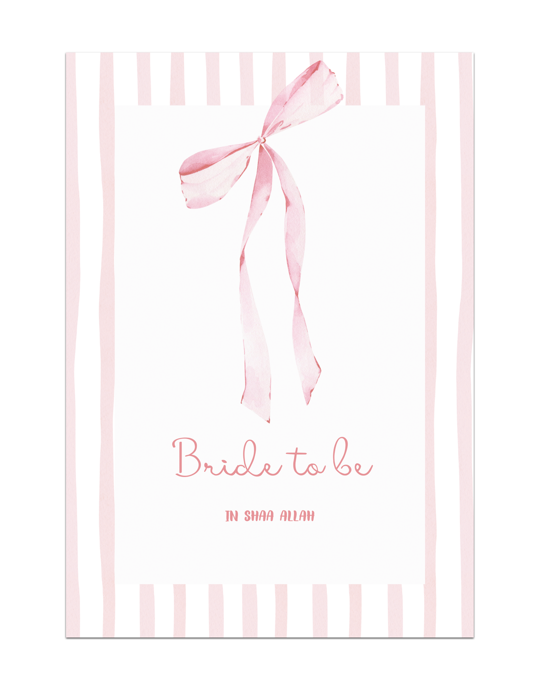 Bride to Be In shaa Allah