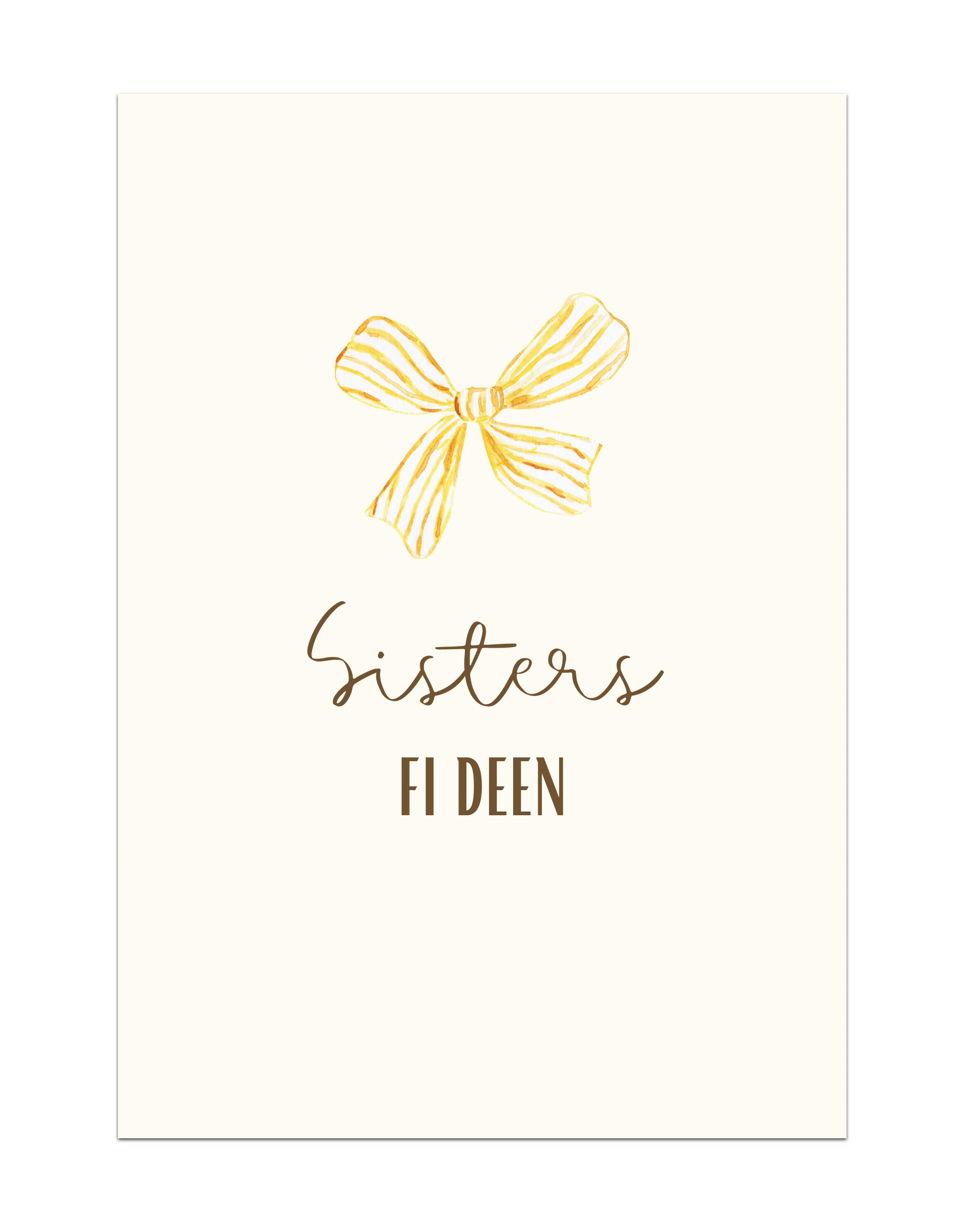 Sisters fi deen