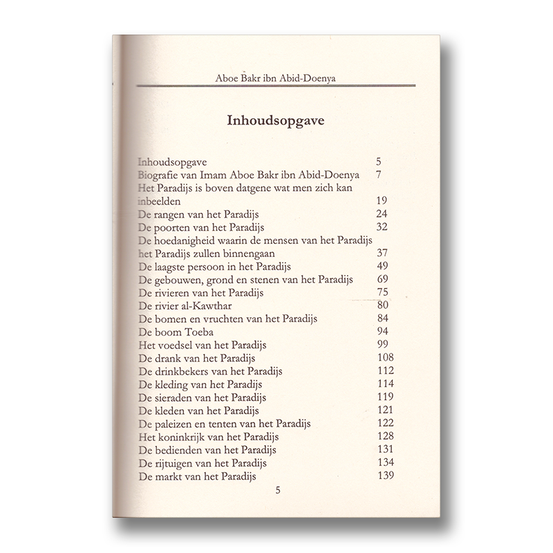 Beschrijving van het Paradijs