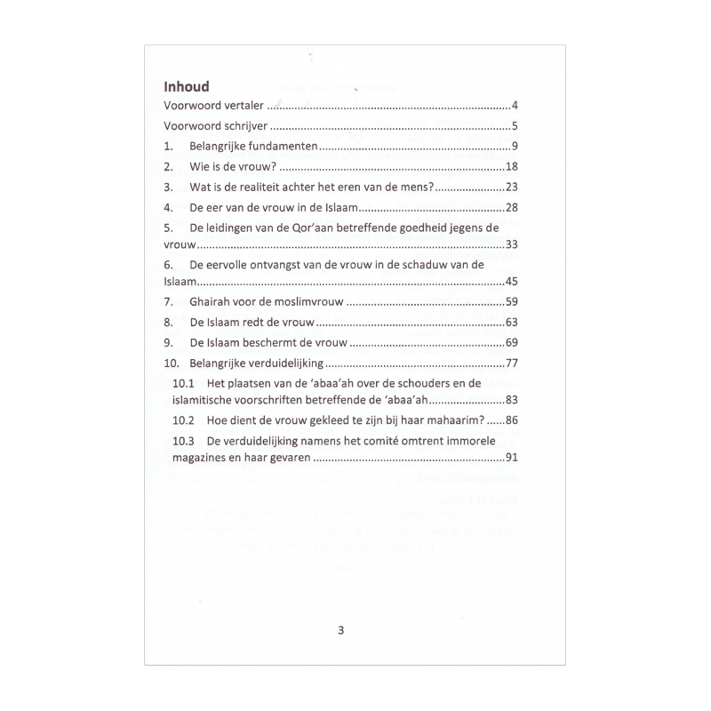 De Islaam eert de vrouw