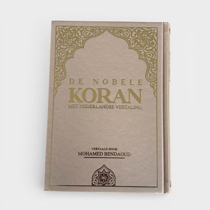 De Nobele Koran met Nederlandse vertaling | Beige