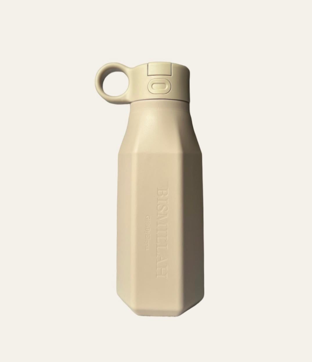 Broodtrommel en drinkfles set | Beige