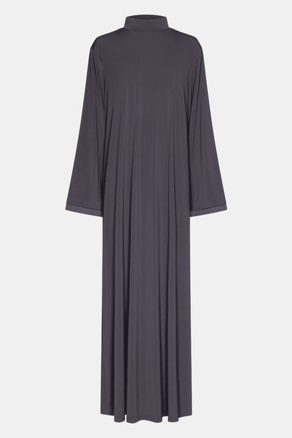 Jersey abaya- en khimaarset | Donkergrijs