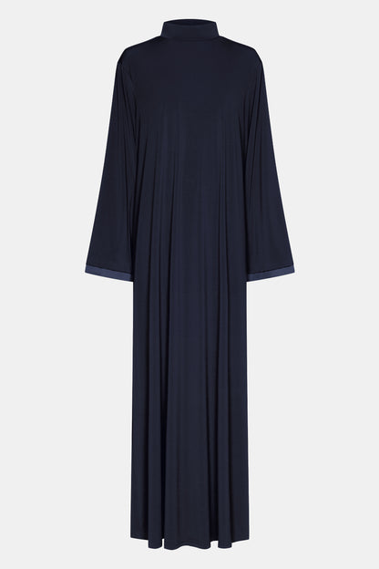 Jersey abaya- en khimaarset | Donkerblauw
