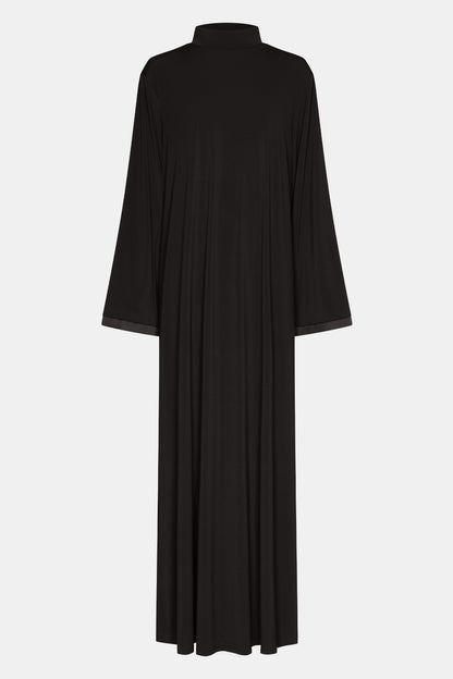 Jersey abaya- en khimaarset | Zwart