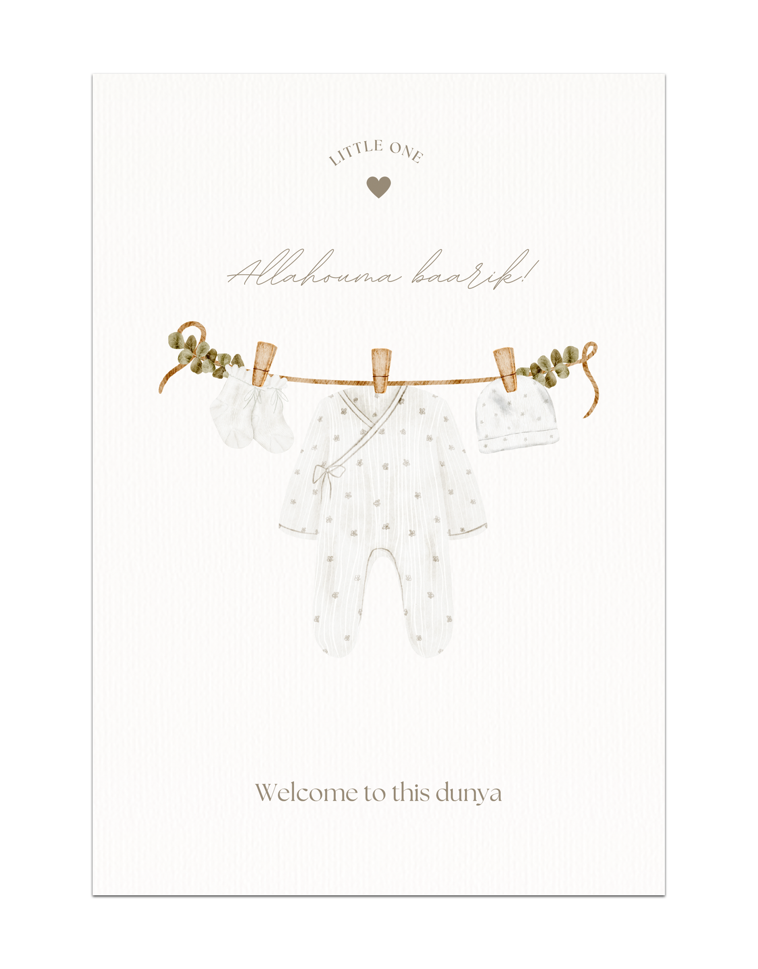 Allahouma baarik welcome to this dunya