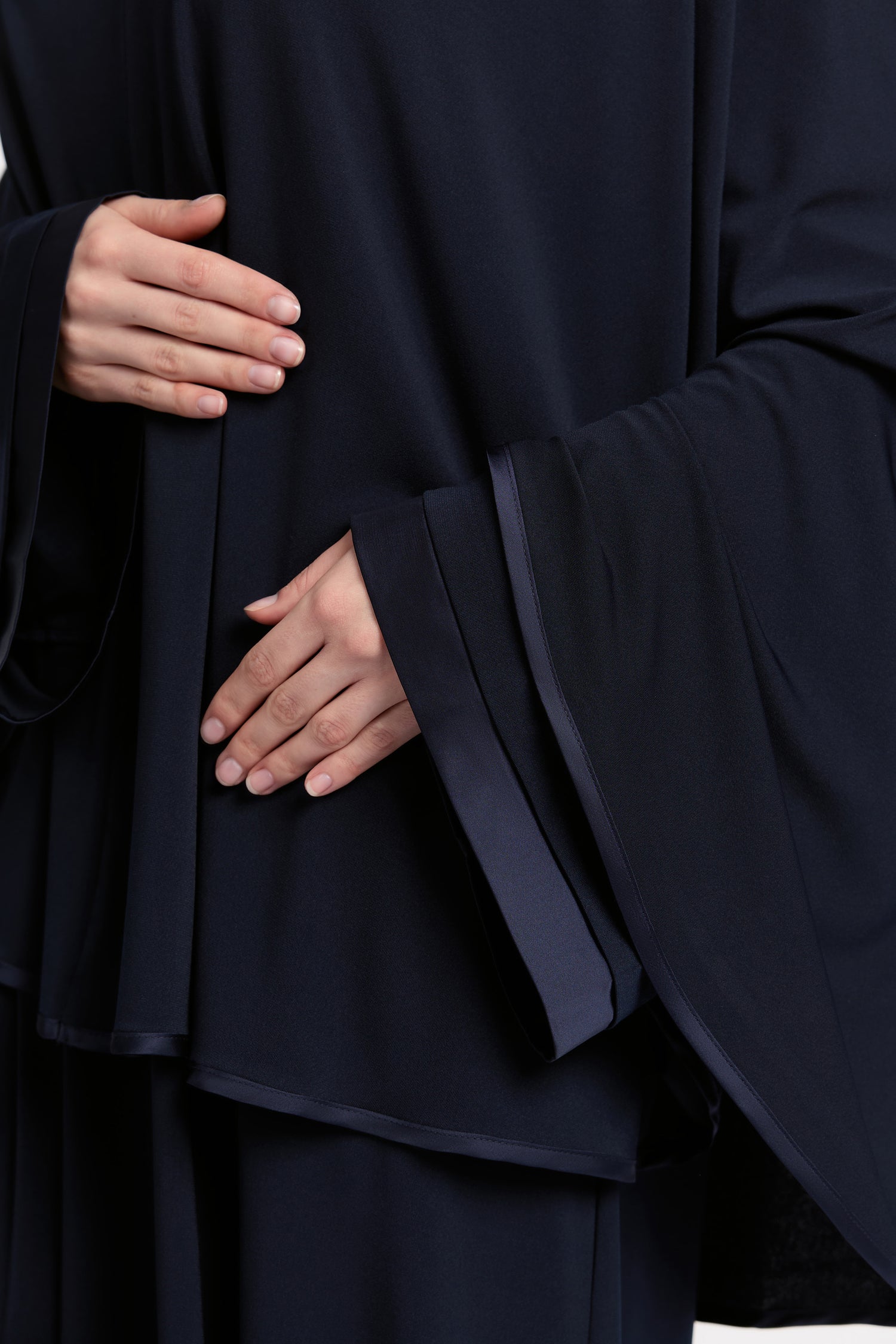 Jersey abaya- en khimaarset | Donkerblauw