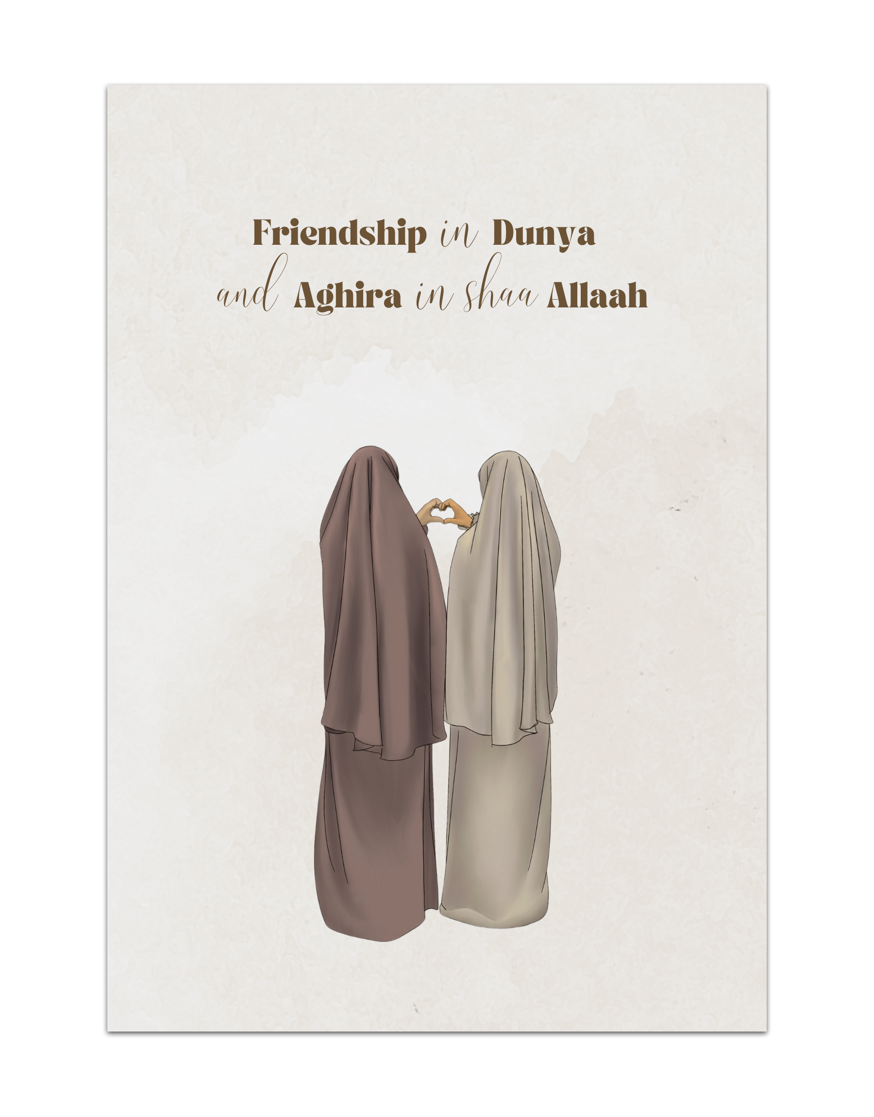 Friendship in Dunya and Aghira in shaa Allaah