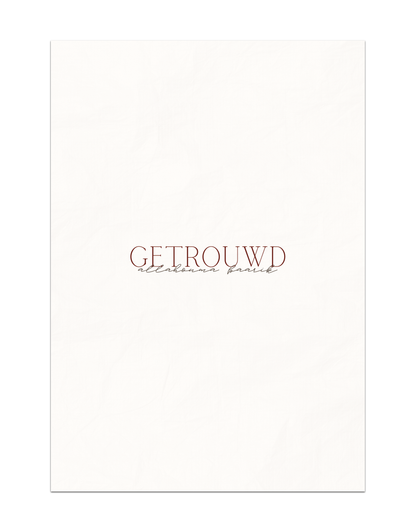 Getrouwd Allahouma baarik