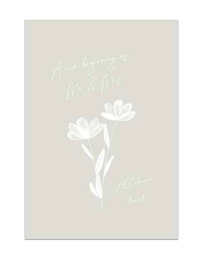 A new beginning as Mr &amp; Mrs