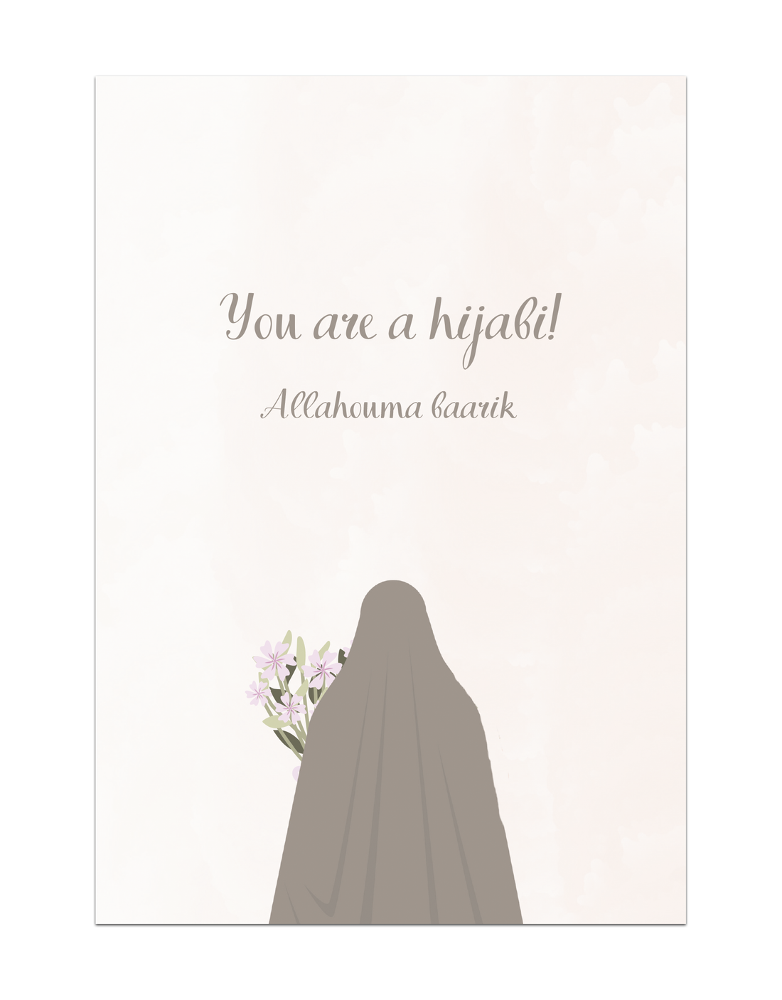 You are a hijabi! Allahouma baarik