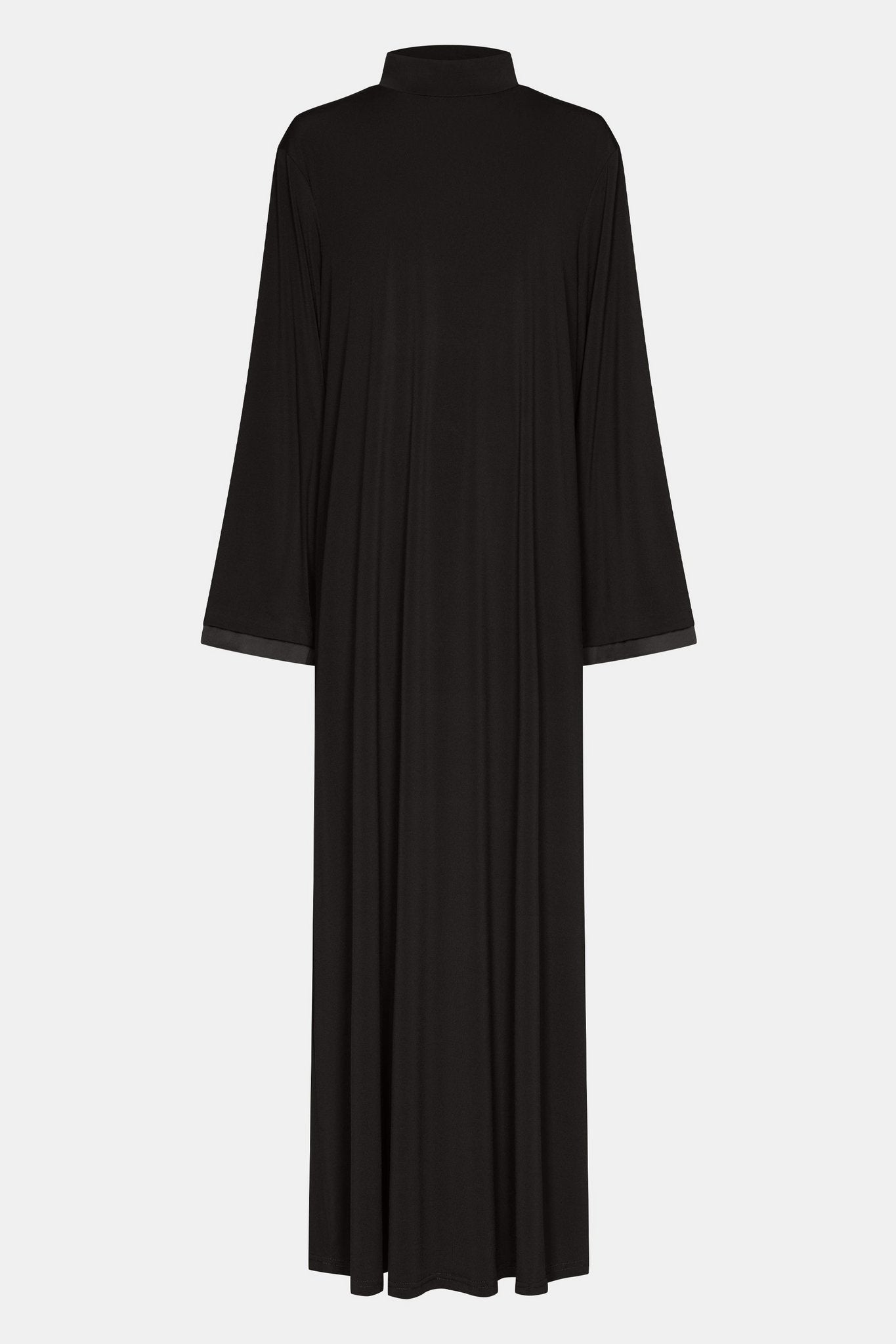 Jersey abaya- en khimaarset | Zwart