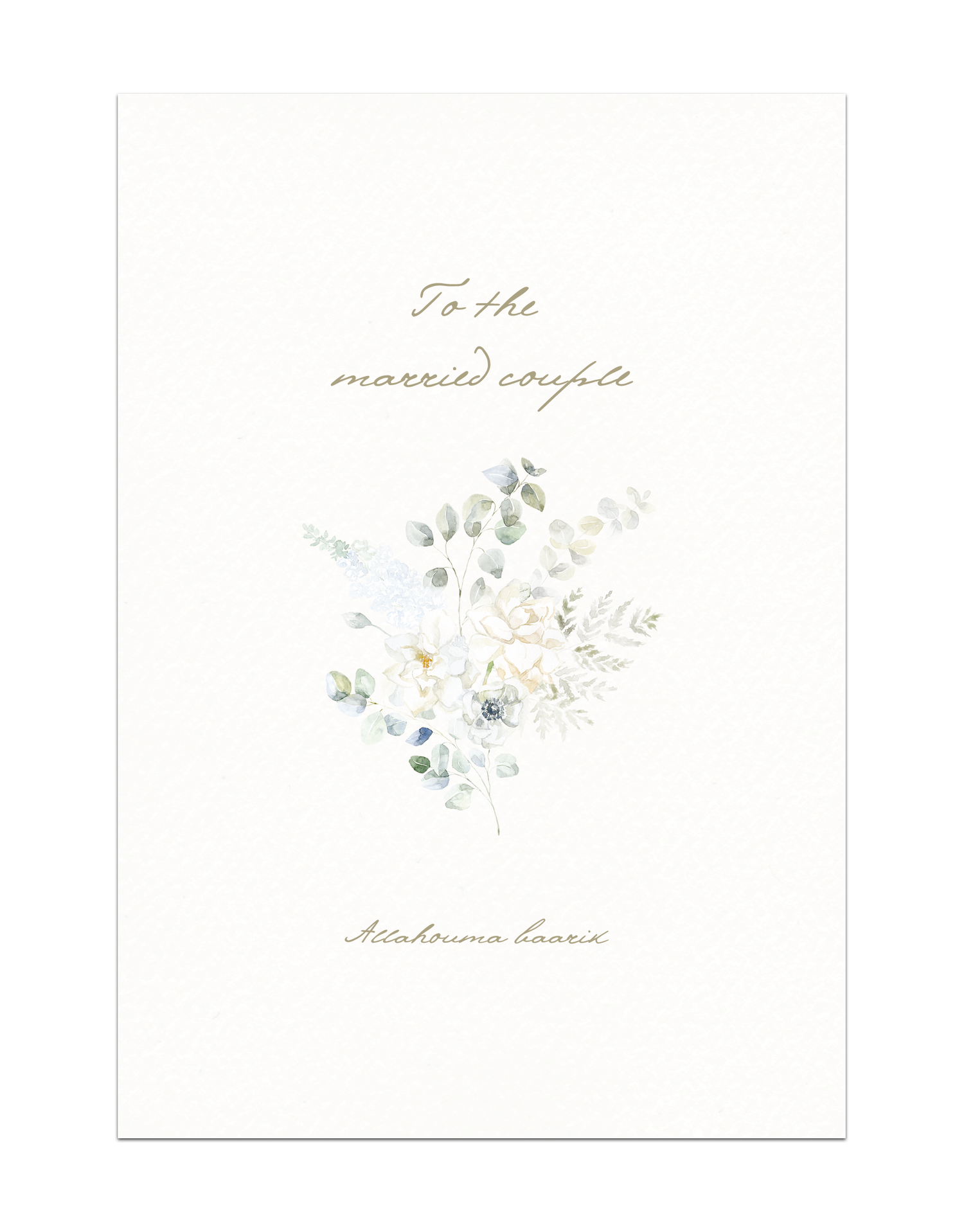 To the married couple