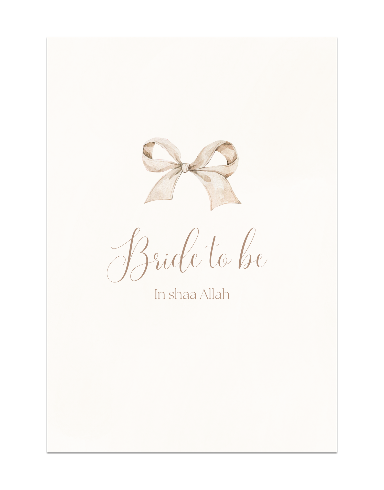 Bride to Be In shaa Allah