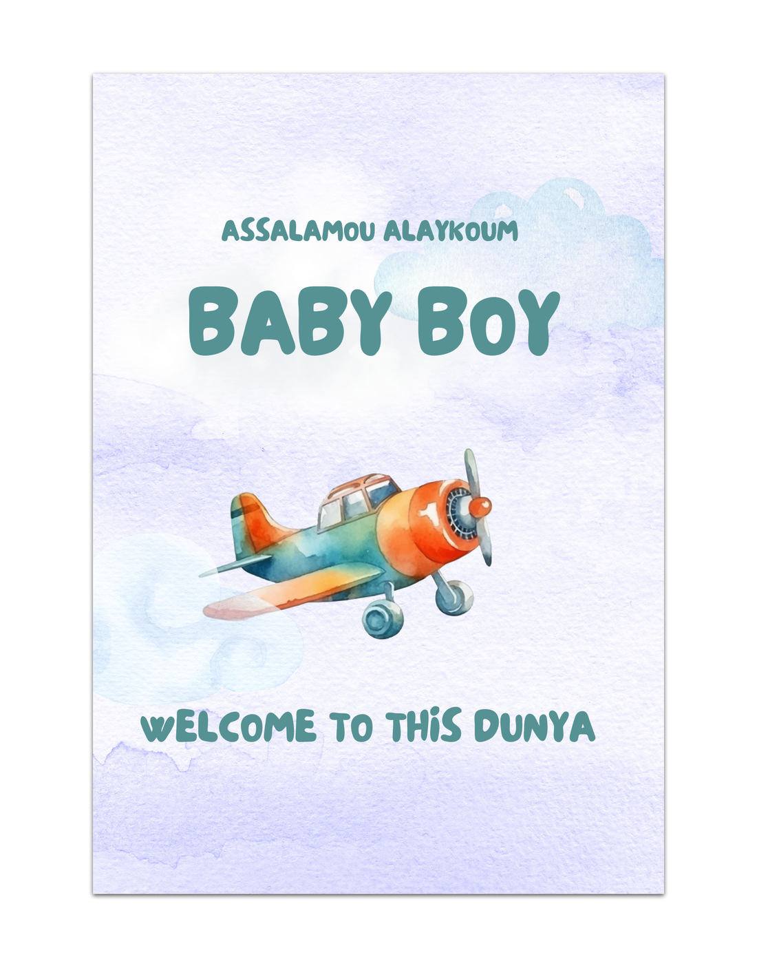 Assalamou alaykoum baby boy