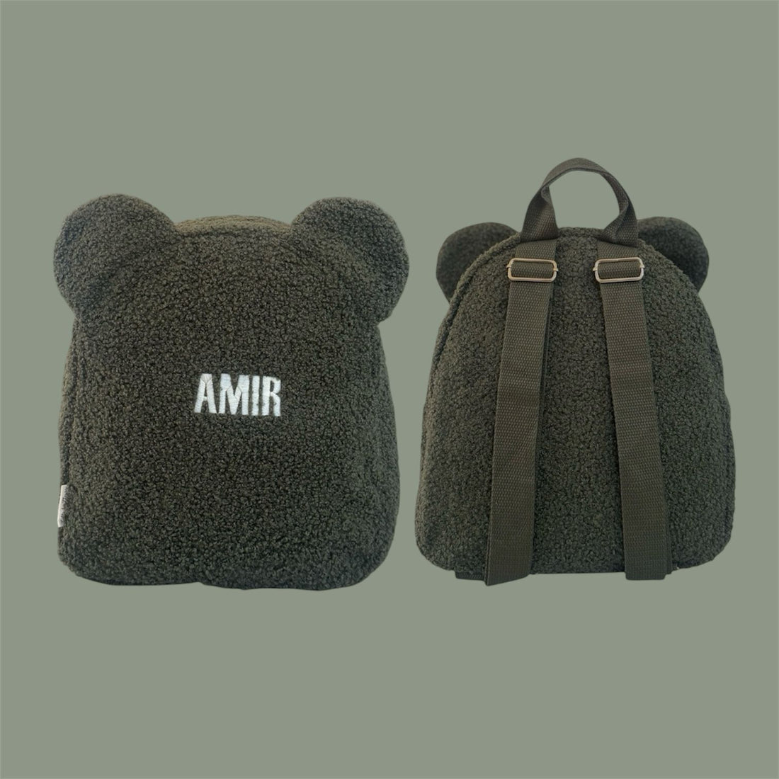 Teddy beer Bag - Green