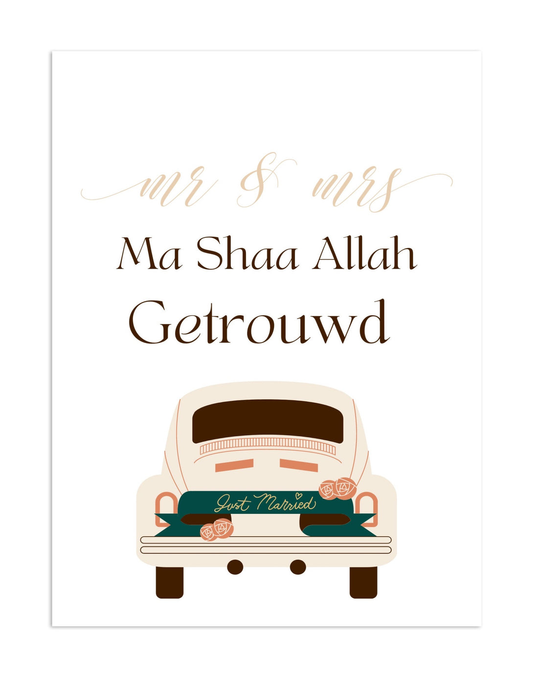 Mr &amp; Mrs Ma Shaa Allah Getrouwd