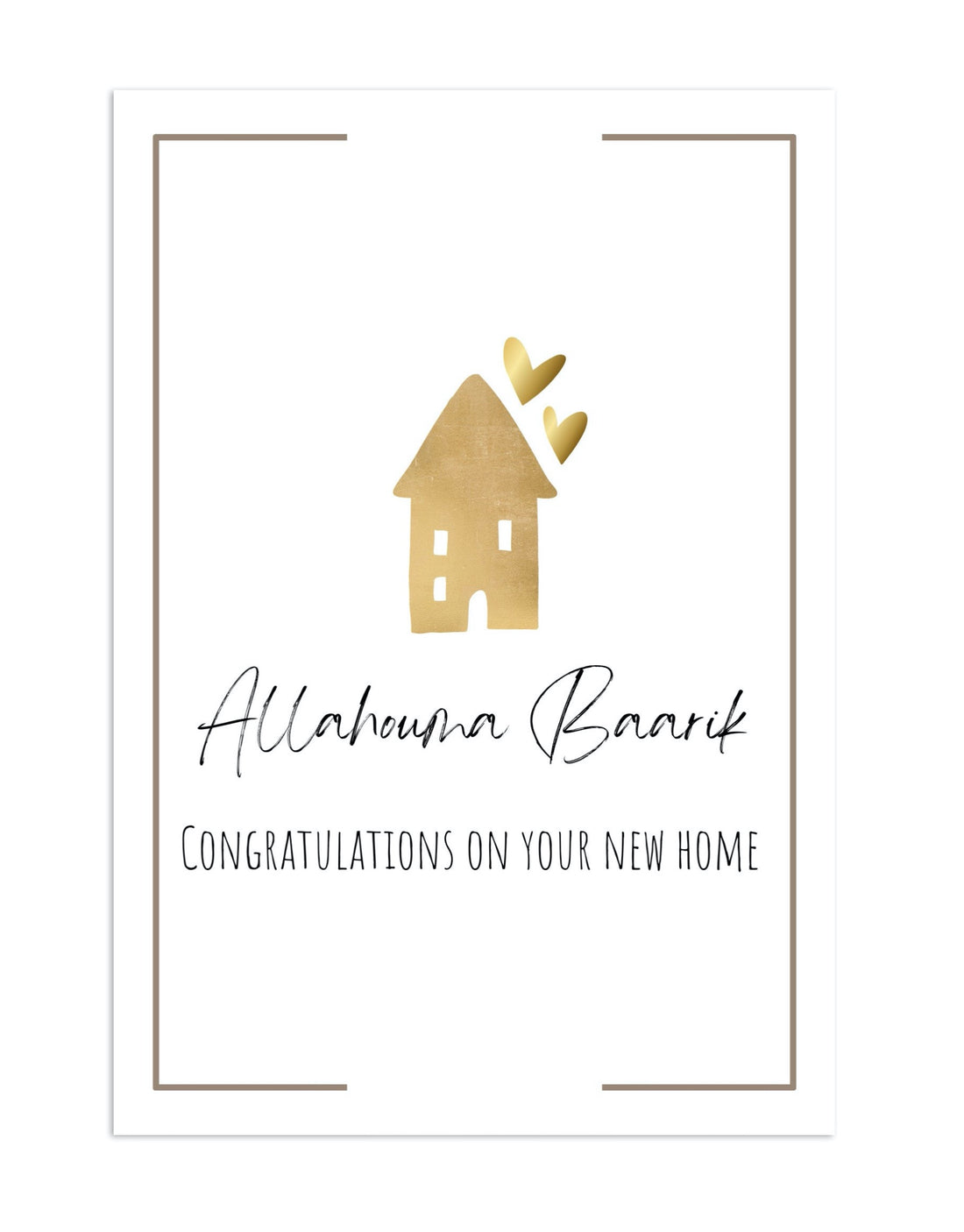 Allahouma Baarik Congratulations on your new home