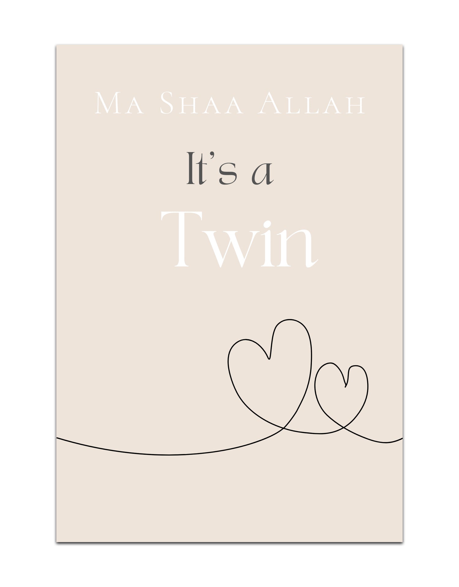 Ma shaa Allah It’s a Twin